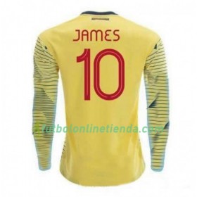 Camiseta Colombia James Rodriguez 10 Primera Copa América 2019 L/S